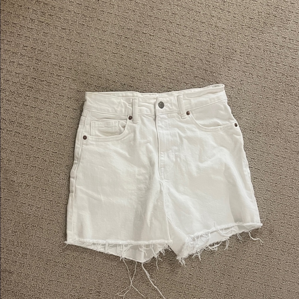 H&M White Jean Shorts
